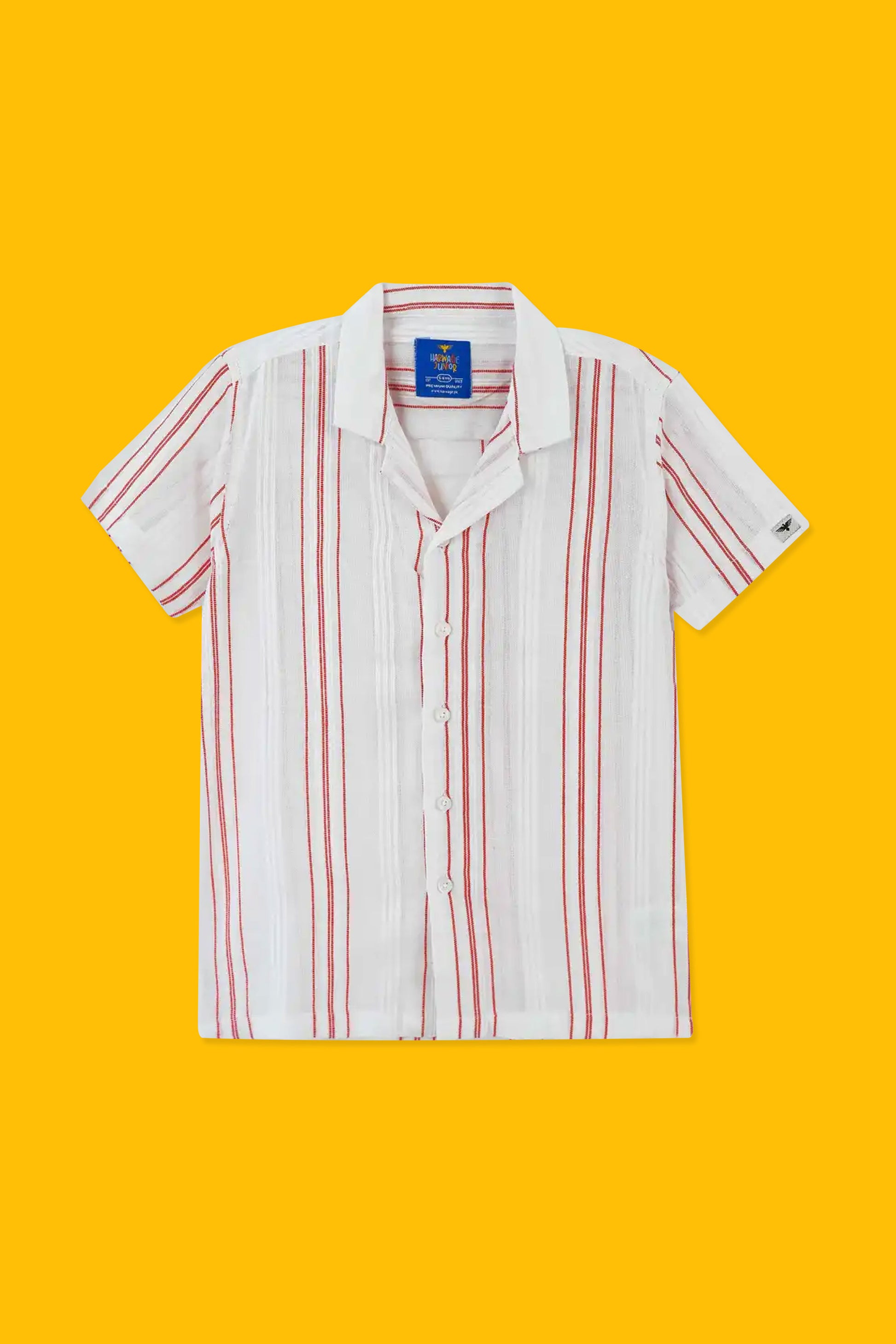 Boys' Resort Collar Shirt - white