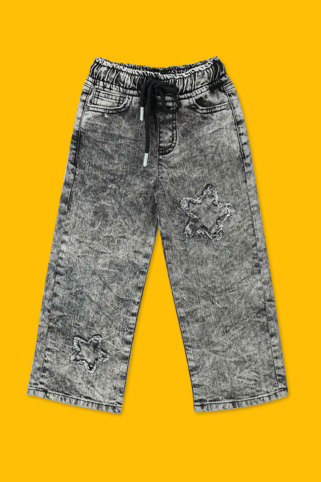 Little Girls' Straight Fit Denim Jeans - Grey