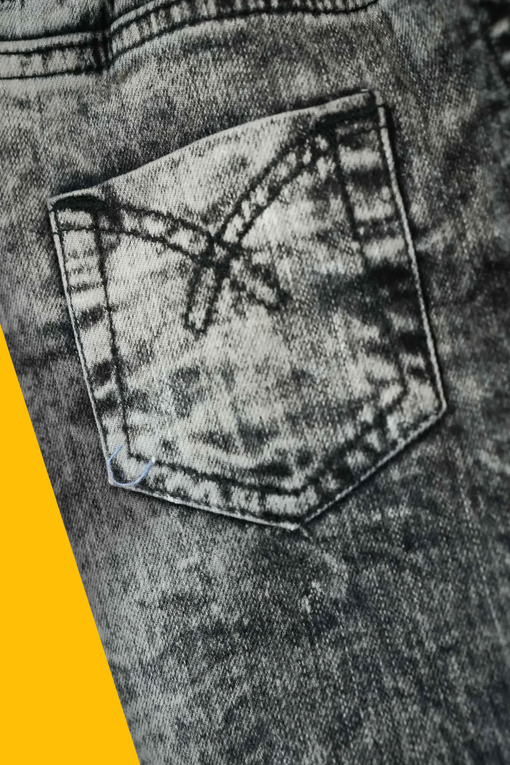 Little Girls' Straight Fit Denim Jeans - Grey