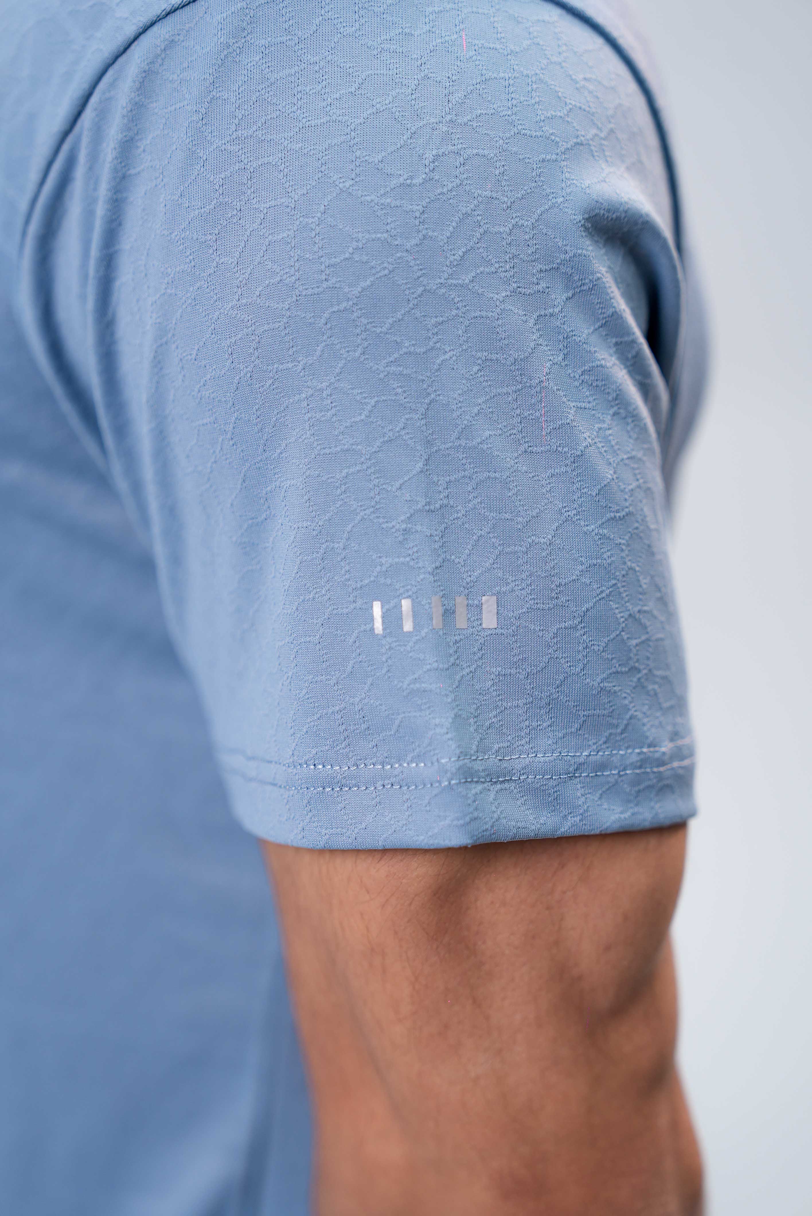 Men’s Gym Wear Top – Blue Grey