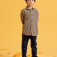 Boys’ Full Sleeves Casual Shirt - Beige
