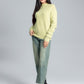 Women’s Wool Cardigan - Parrot Green