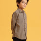 Boys’ Full Sleeves Casual Shirt - Beige
