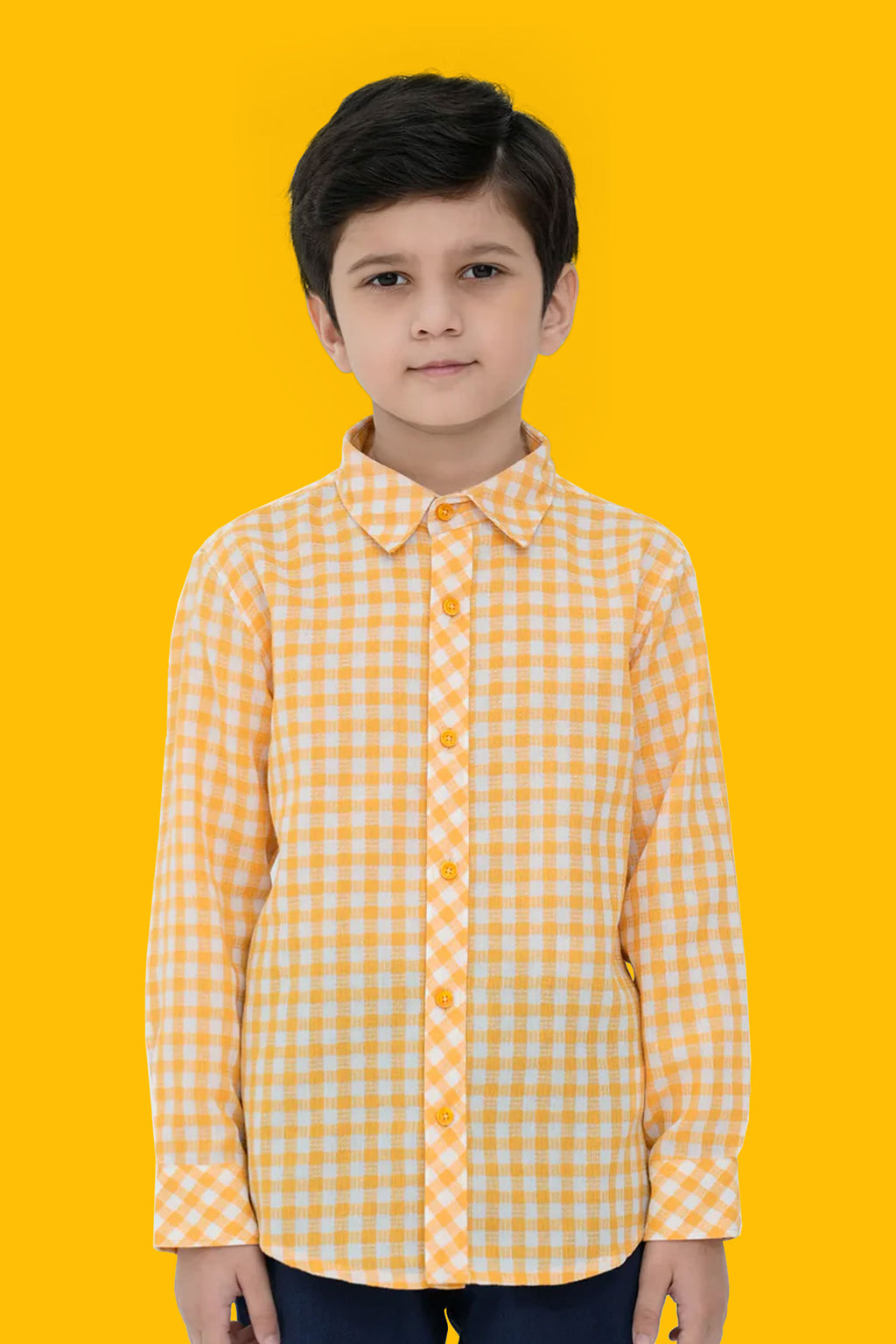 Boys Casual Shirt – Yellow