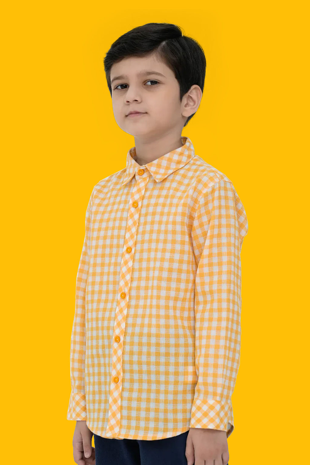 Boys Casual Shirt – Yellow