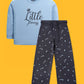 Little Girls Two-Piece Outfit - Clear Sky