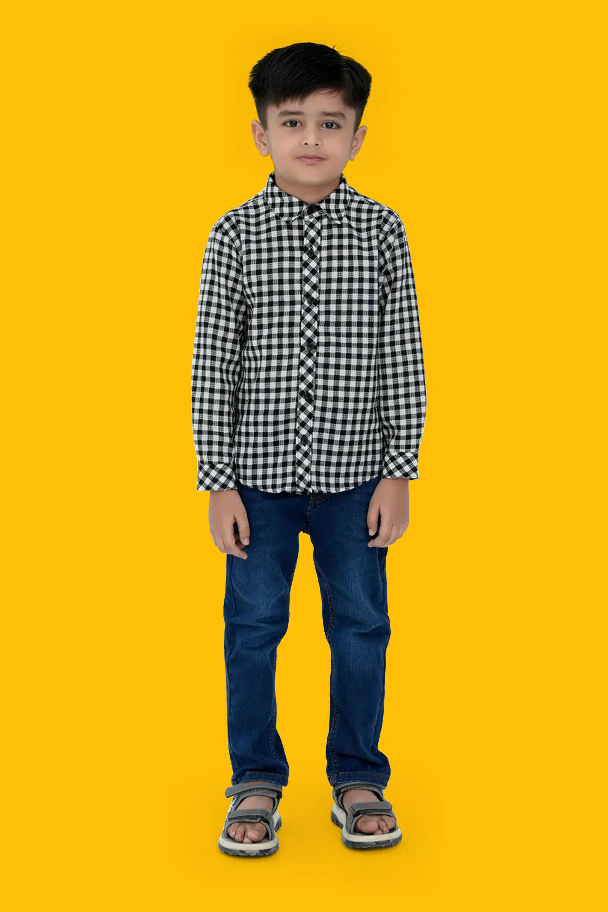 Boys Casual Shirts - Black