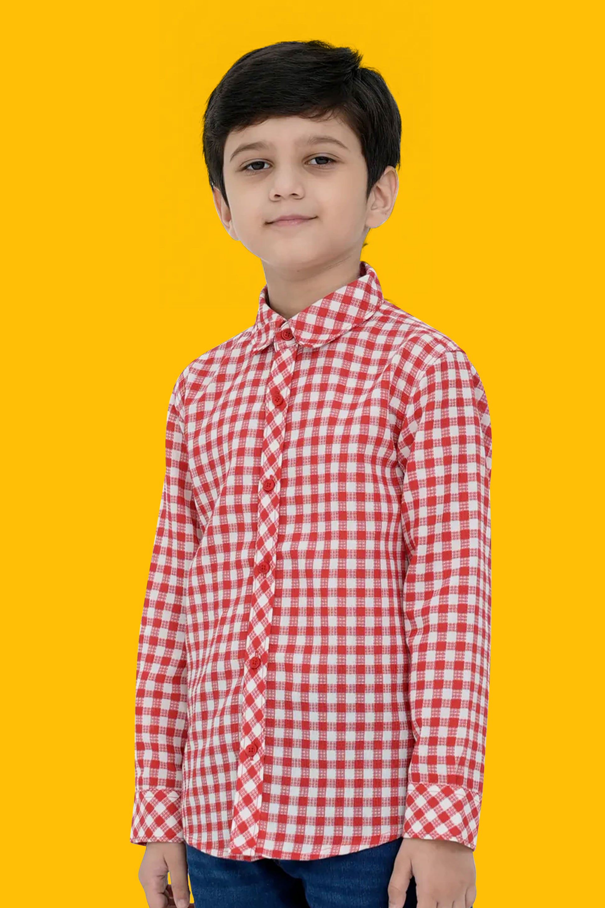 Boy Casual Shirt - Red