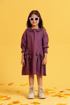 Little Girls’ Dress - Deep Purple