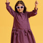 Little Girls’ Dress - Deep Purple