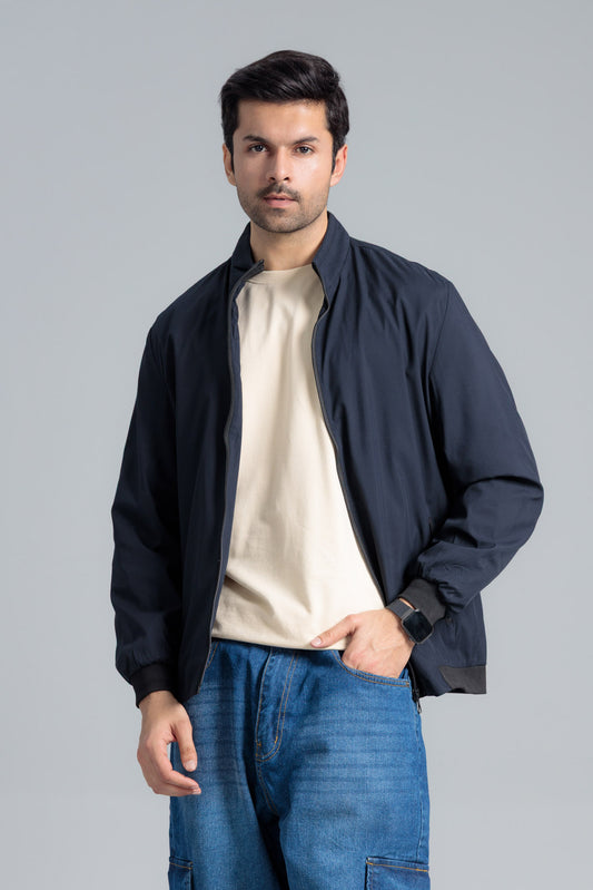 Men’s Wind Breaker Jacket - Navy Peony
