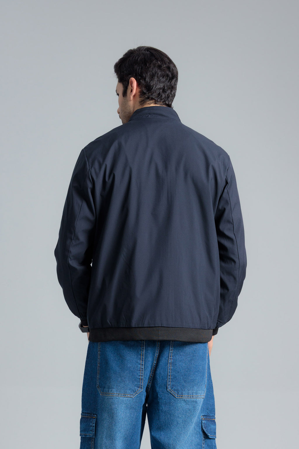 Men’s Wind Breaker Jacket - Navy Peony