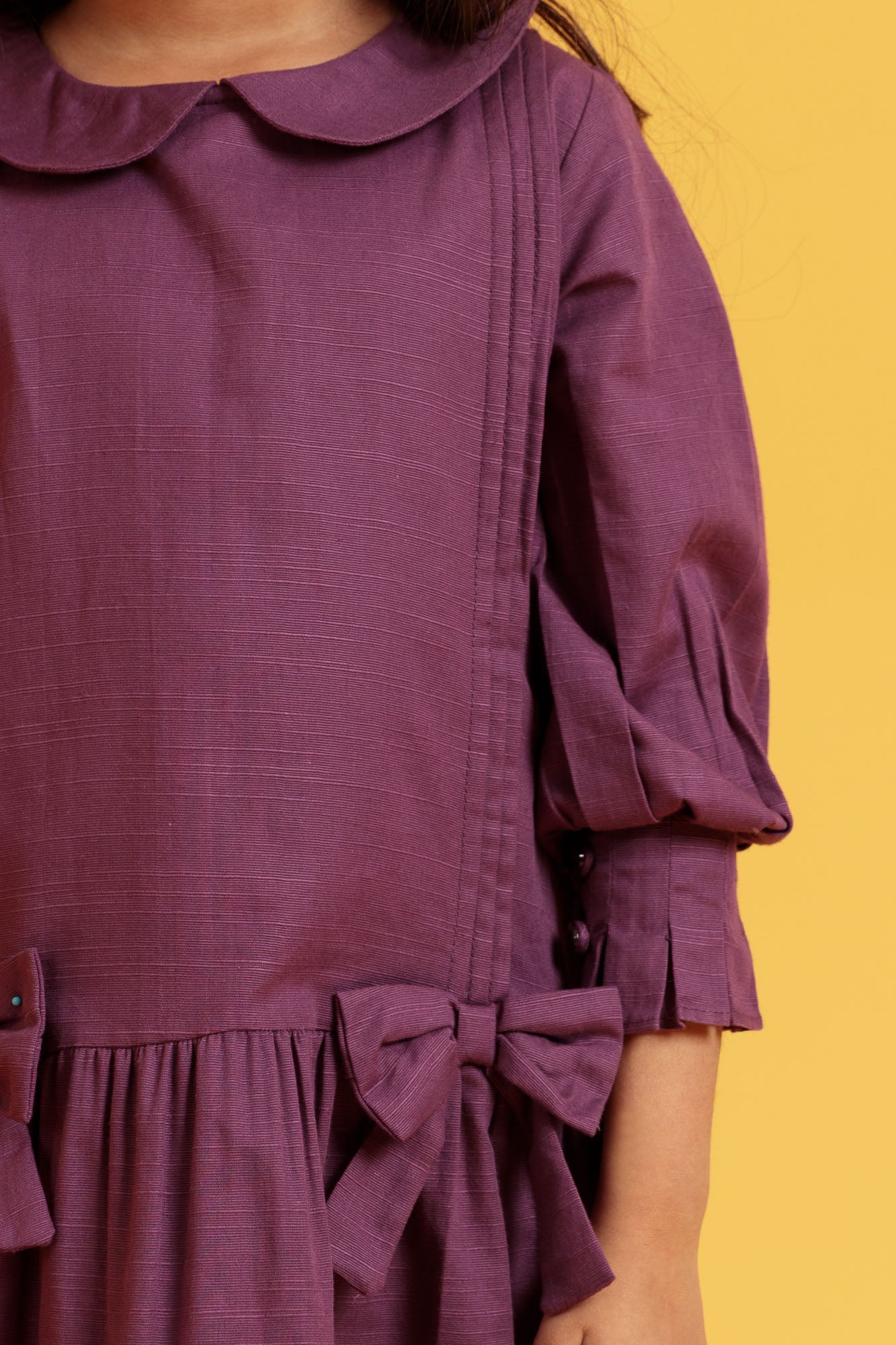 Little Girls’ Dress - Deep Purple