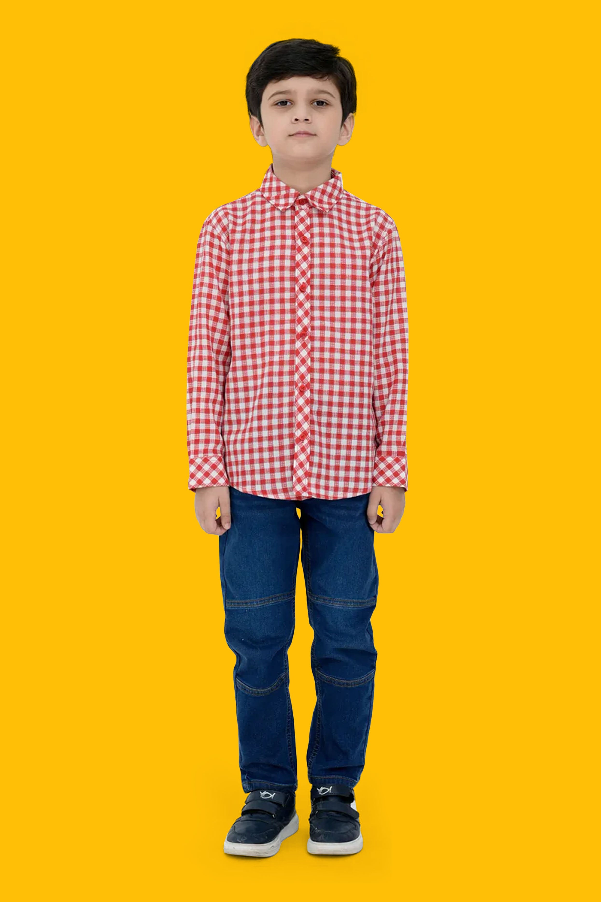 Boy Casual Shirt - Red