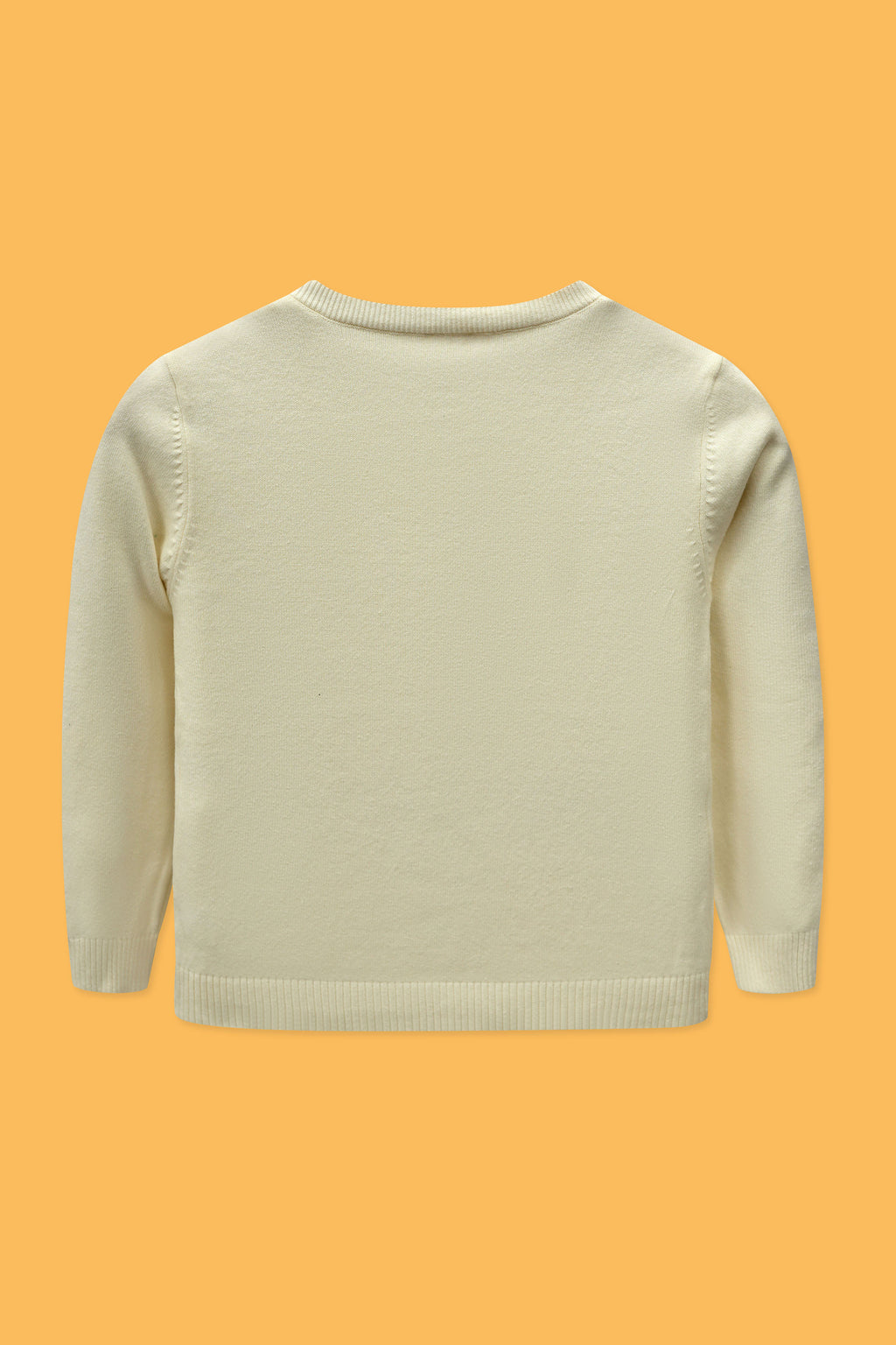 Little Girls’ Cotton Cardigan - Cloud Cream