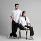 Women Boxy Fit Cotton T-Shirt - White