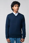 Men’s V-Neck Cardigan - Navy