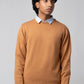 Men’s Crew Neck Sweater - Mustard
