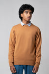 Men’s Crew Neck Sweater - Mustard