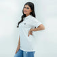 Women Basic Polo Shirt - White - Harwage
