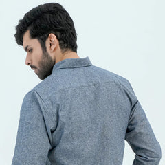 Men Basic Oxford Shirt - Dark Slate