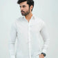 Men Basic Oxford Shirt - White - Harwage