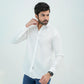 Men Basic Oxford Shirt - White - Harwage