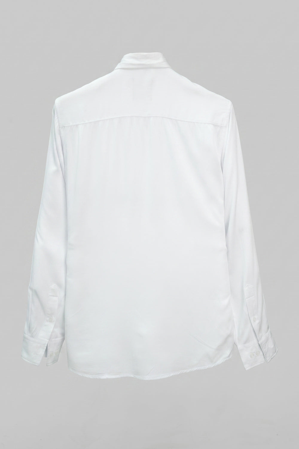 Men Casual Full Sleeves Shirt - White