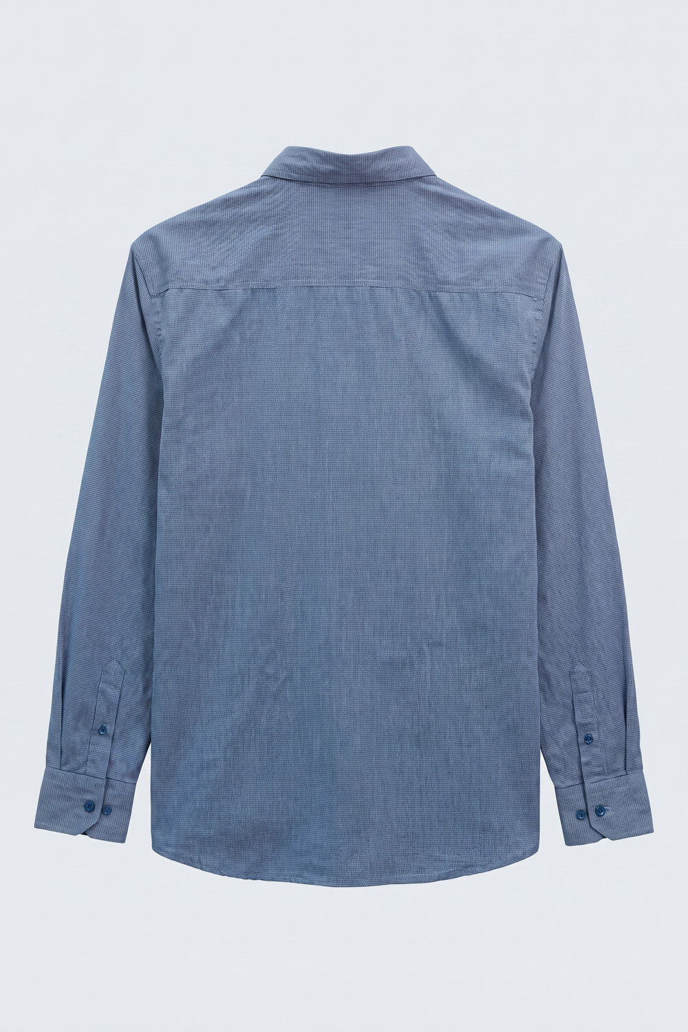 Men Casual Shirt Full Sleeves- Blue