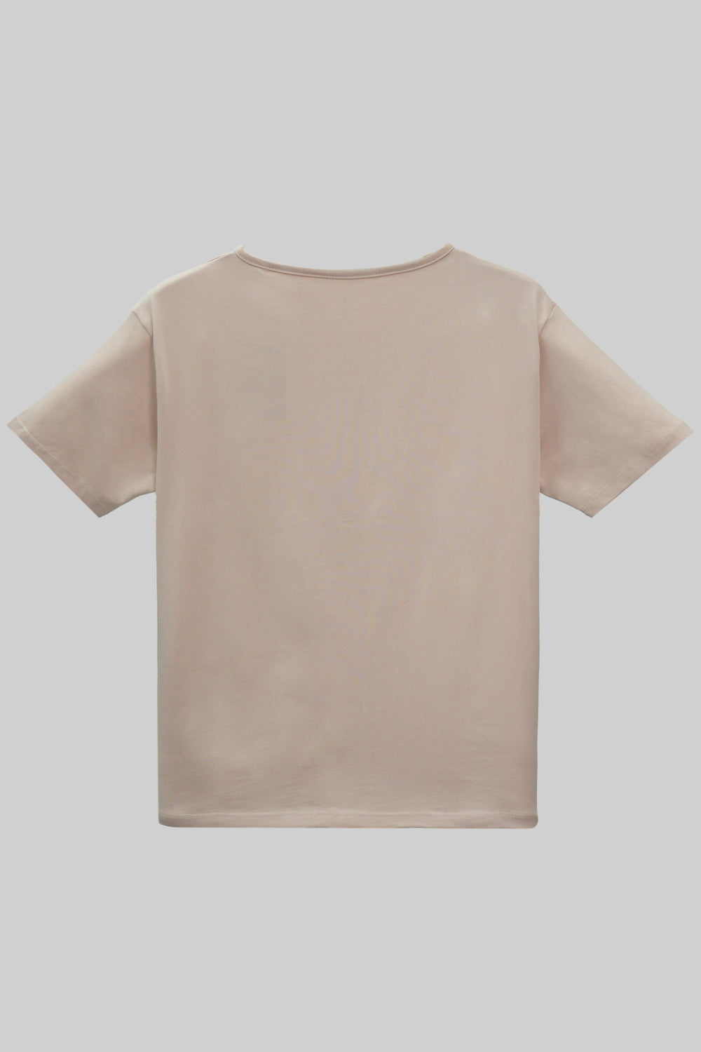 Women  Plain T- Shirt- Rose Dust