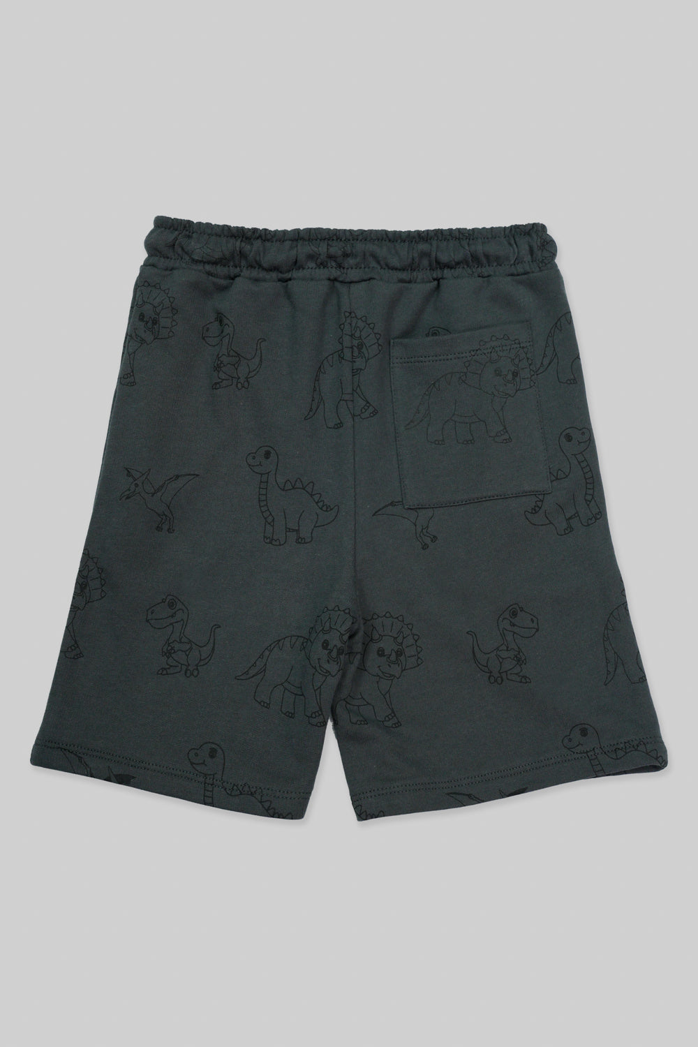 Little Kids Boys knit Wear Short - Charcoal Grey