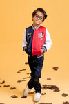 Baseball Jacket in Astral Aura for little boys' sporty winter wear