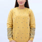 Women’s Beige Regular Fit Sweatshirt