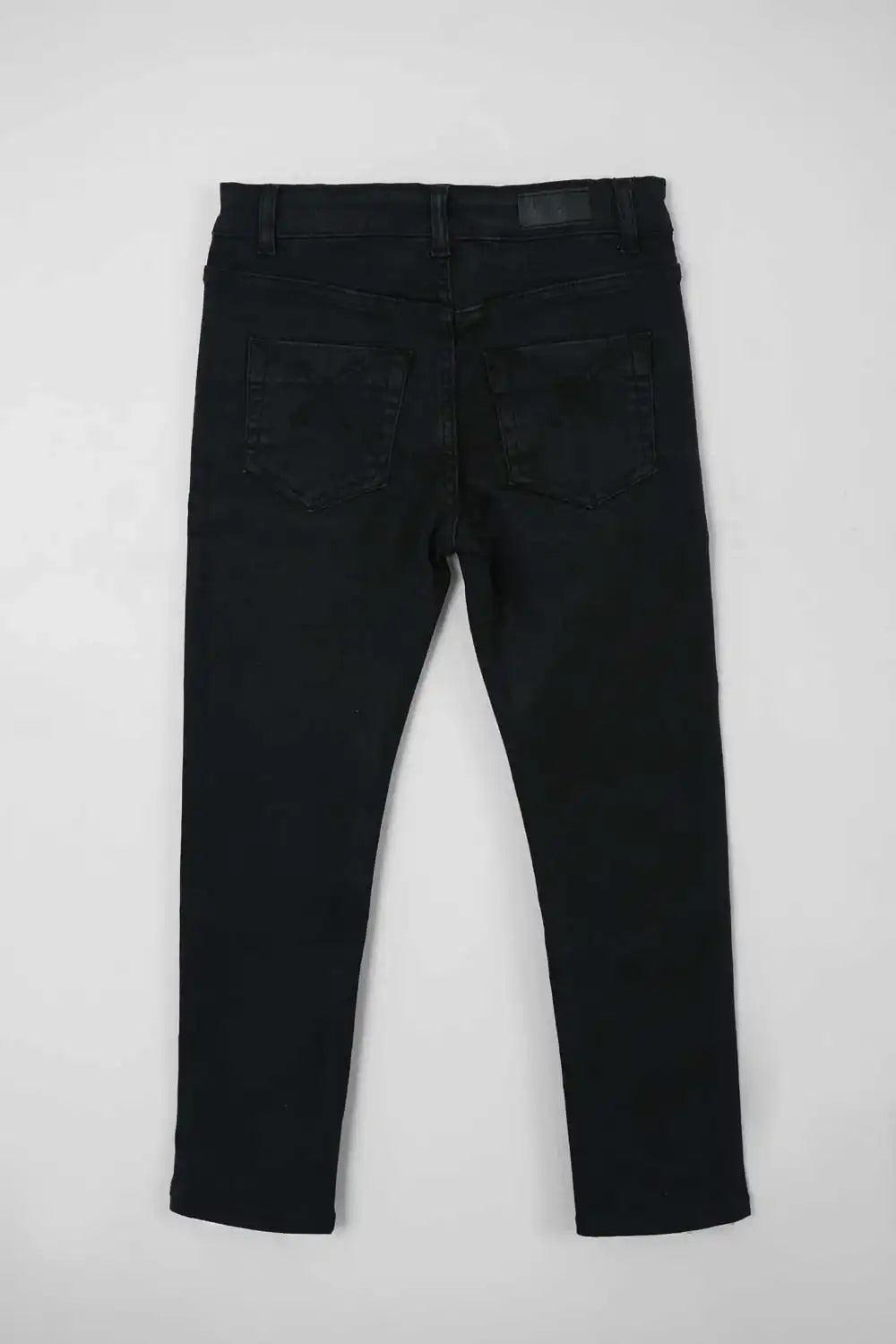 Black jeans on a white background