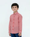 Boy Casual Shirt - Red