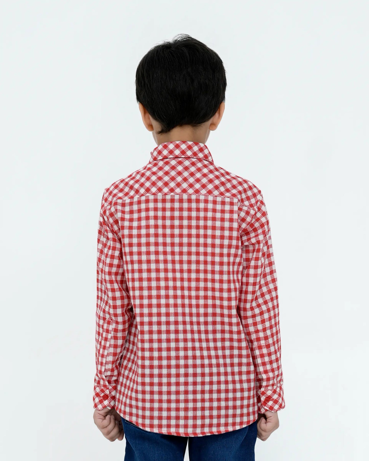 Boy Casual Shirt - Red