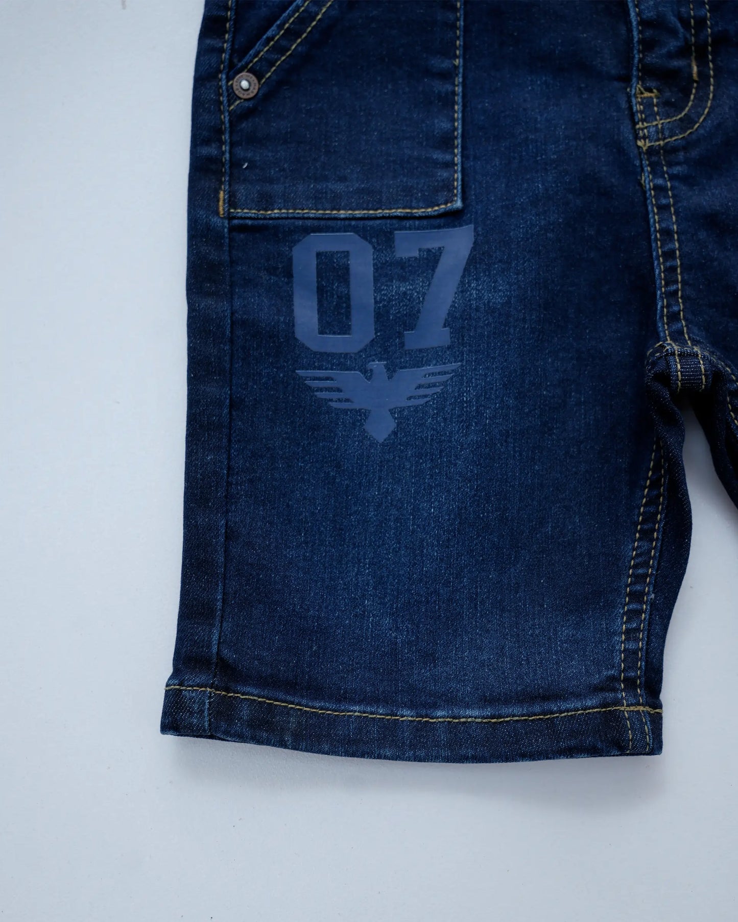 Boy Denim Short - Dark Blue