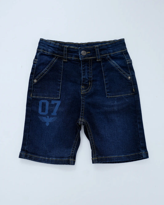 Boy Denim Short - Dark Blue