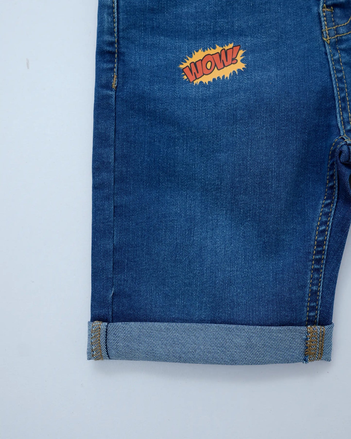 Boy Denim Short - Mid Blue