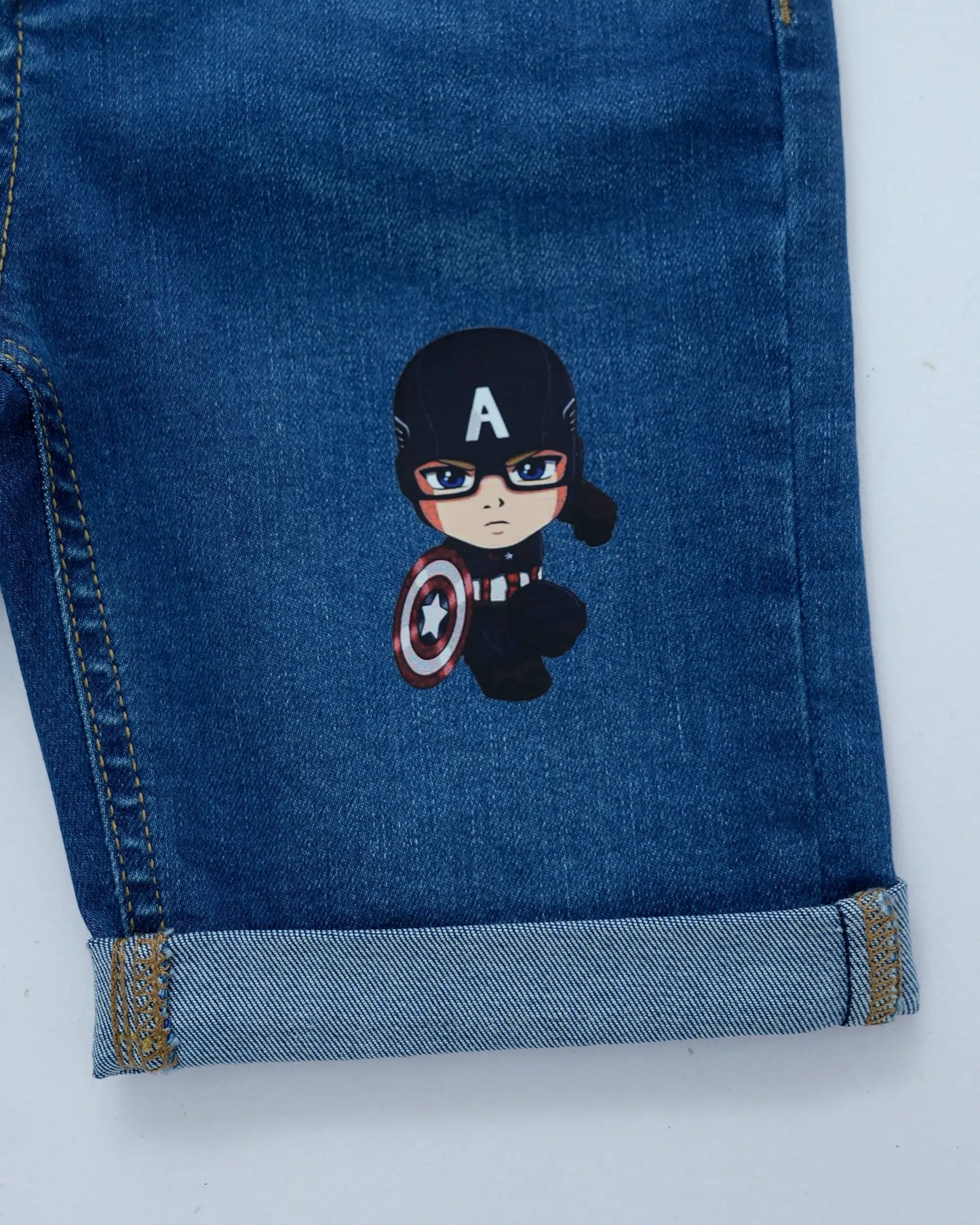 Boy Denim Short - Mid Blue