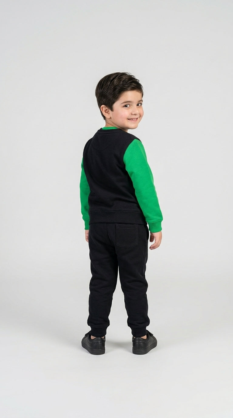 Boys' 2-Piece Basketball Graphic Sweatshirt & Jogger Set