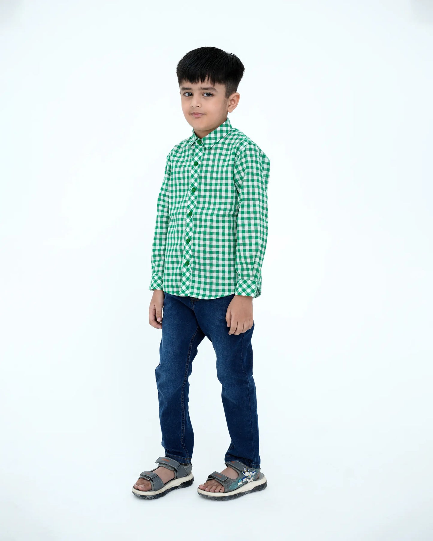 Boys Casual Shirt – Green