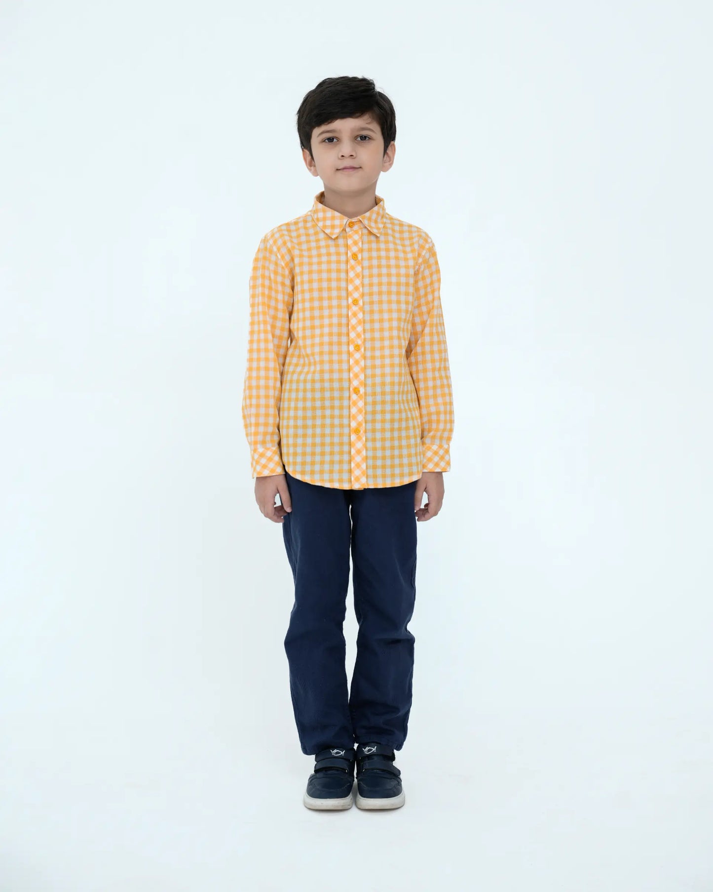 Boys Casual Shirt – Yellow