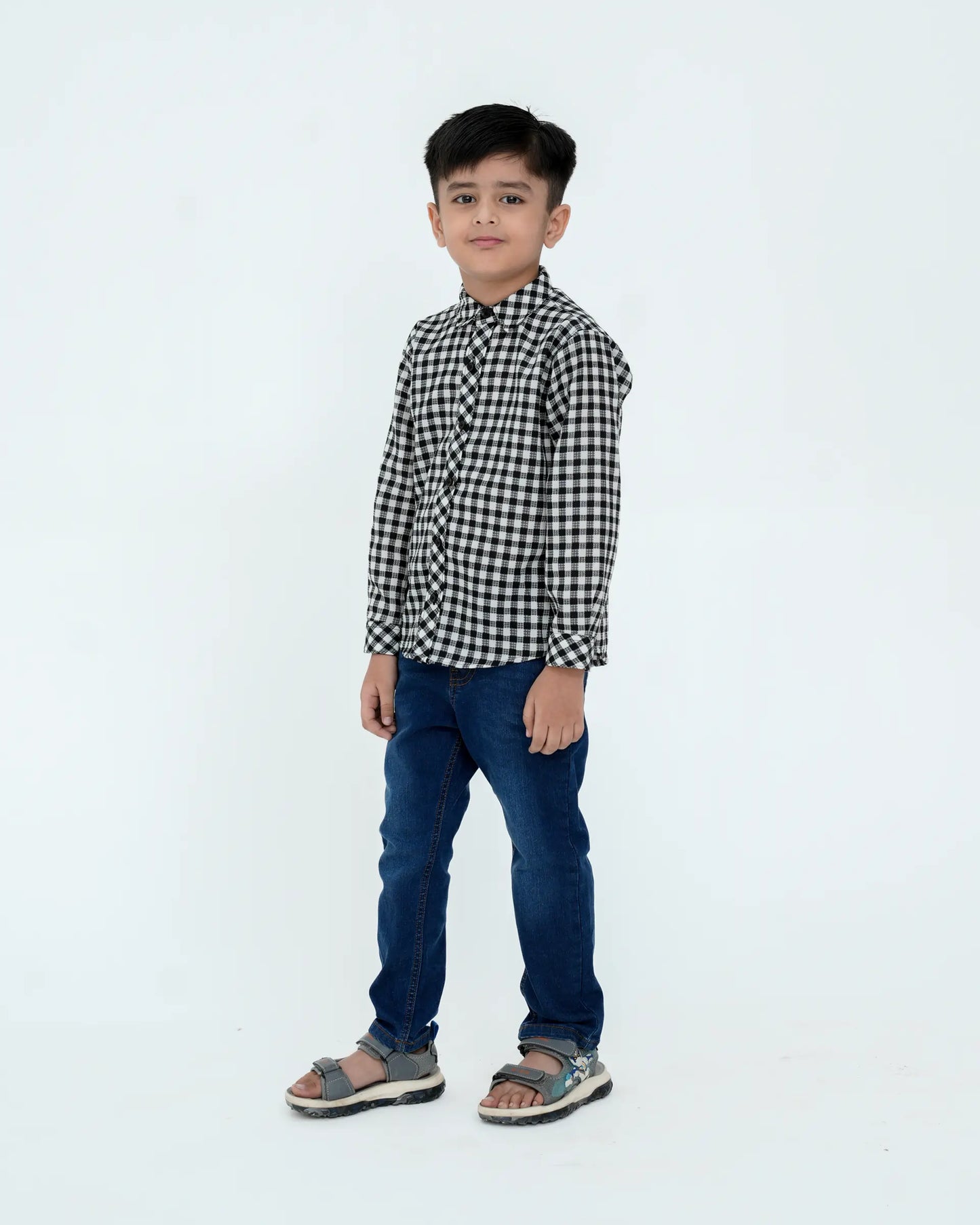 Boys Casual Shirts - Black