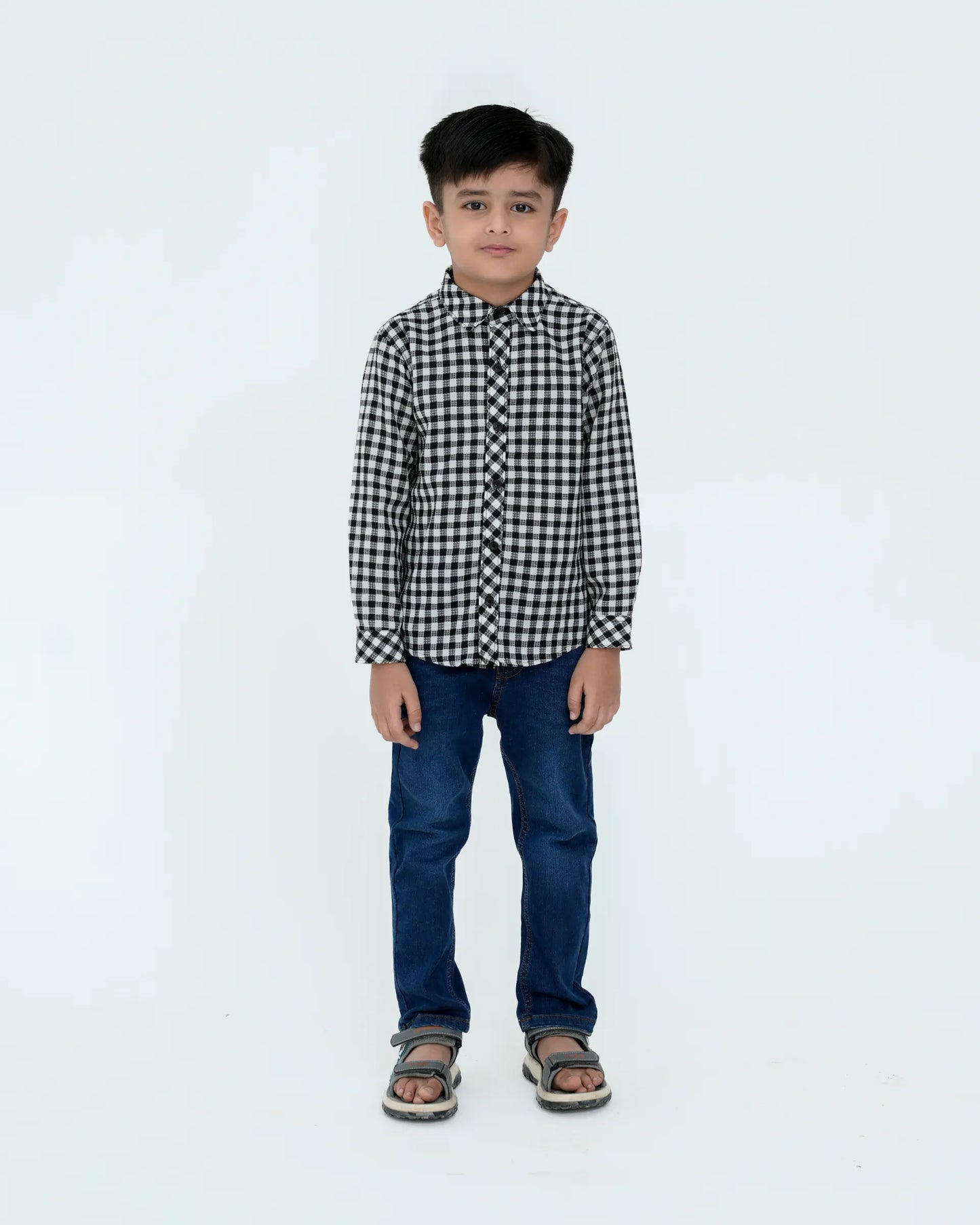 Boys Casual Shirts - Black