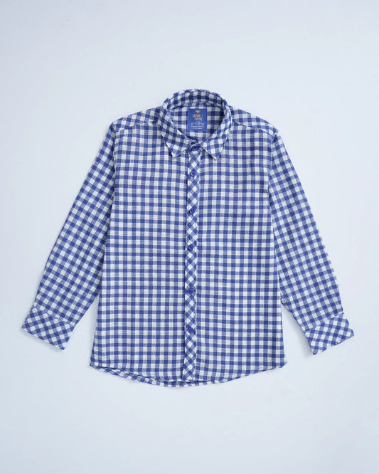 Boys’ Blue Casual Shirt
