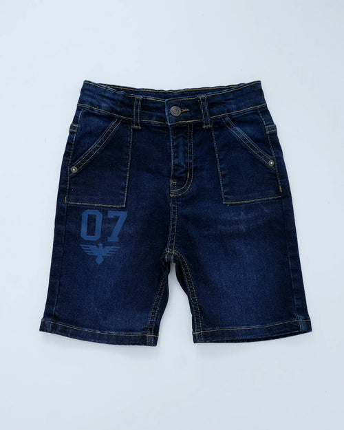 Boy’s Dark Blue Denim Shorts