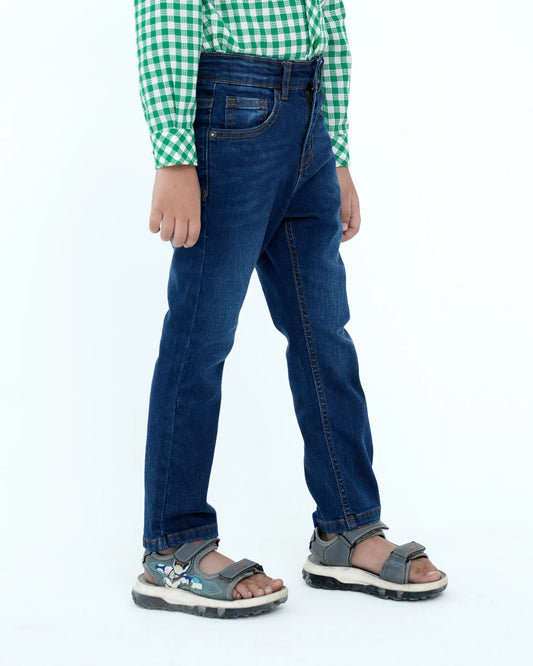 Boys’ Dark Blue Skinny Fit Jeans