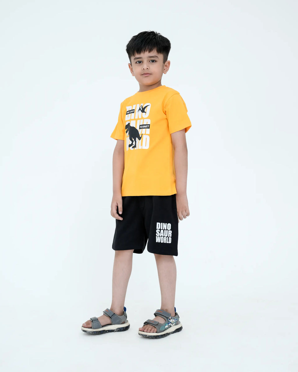 Junior Boys’ Lemon Chrome Two-Piece Set