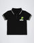 Boys’ Jet Black Regular Fit Polo Shirt